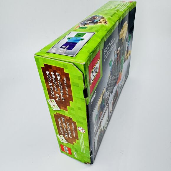 Retired 2015 NEW SEALED Minecraft Lego 21119 The Dungeon Set Steve Zombie NIB - Picture 3 of 7